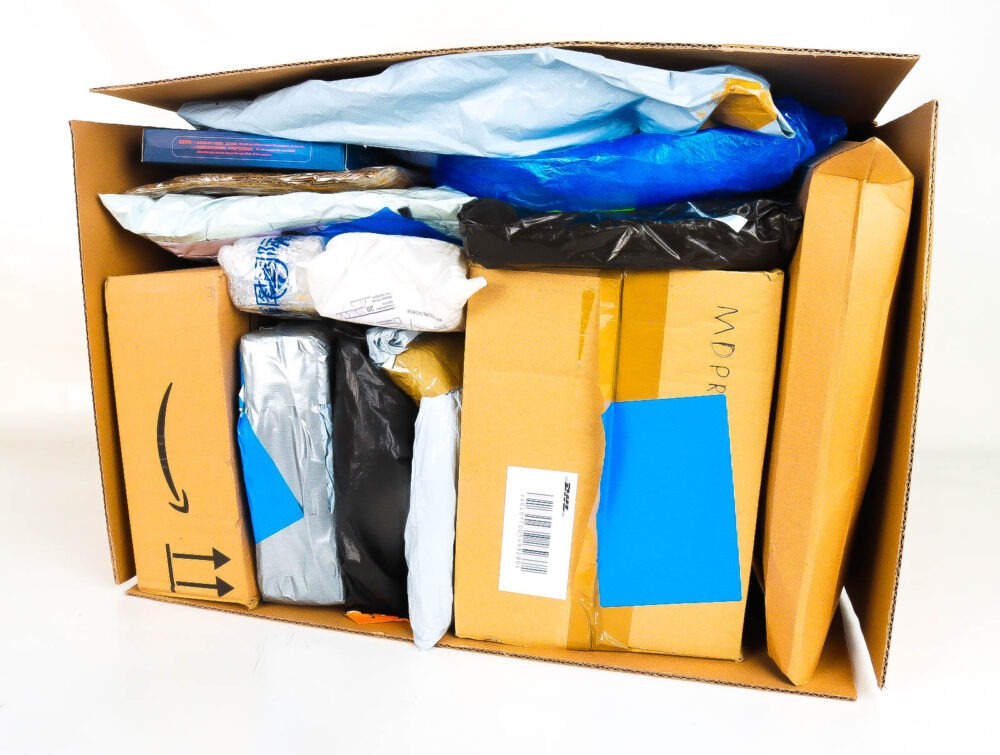 XL Mystery Box met Postpakketten
