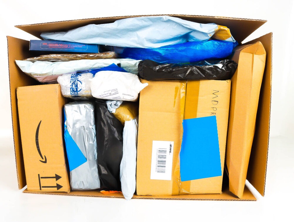 XL Mystery Box met Postpakketten