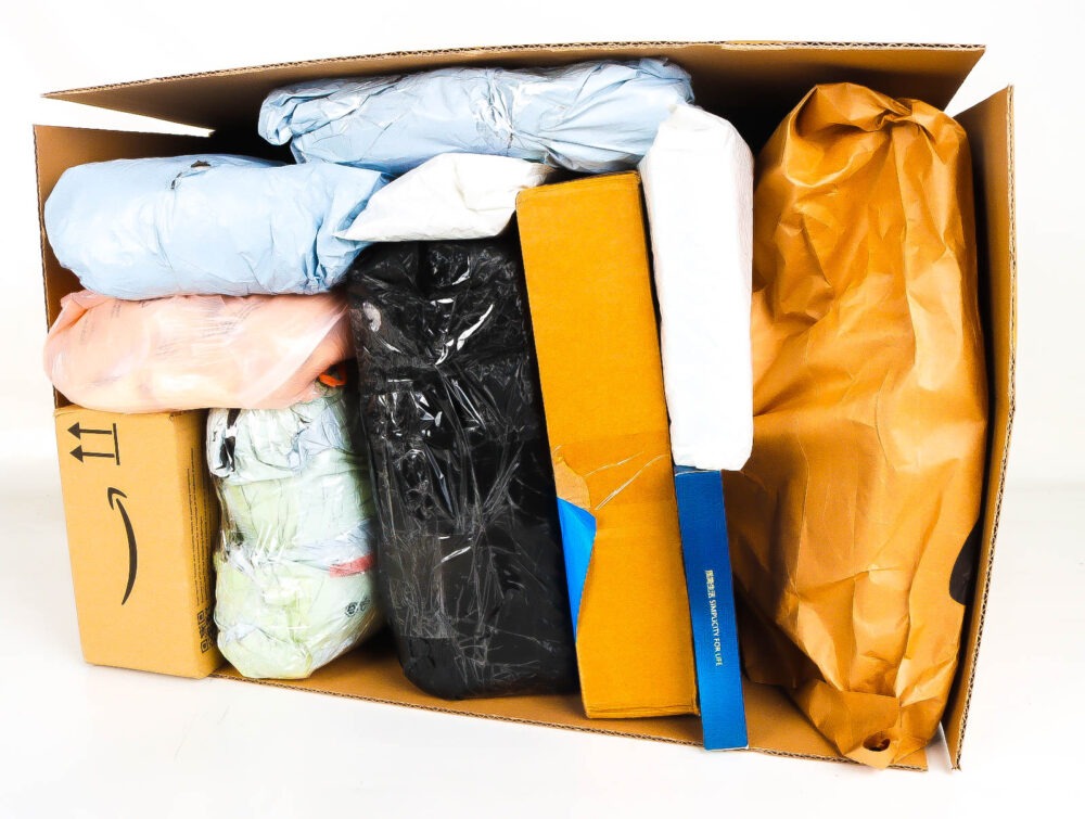 XL Mystery Box met Postpakketten