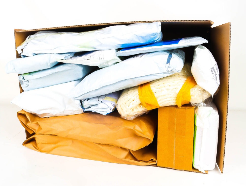 XL Mystery Box met Postpakketten