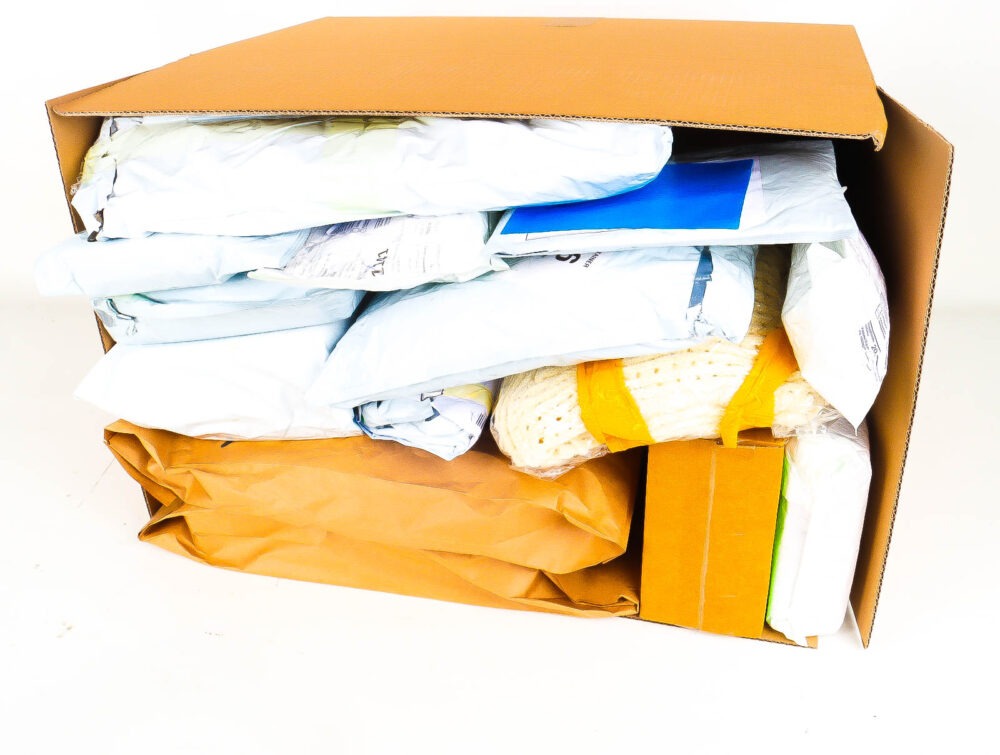 XL Mystery Box met Postpakketten
