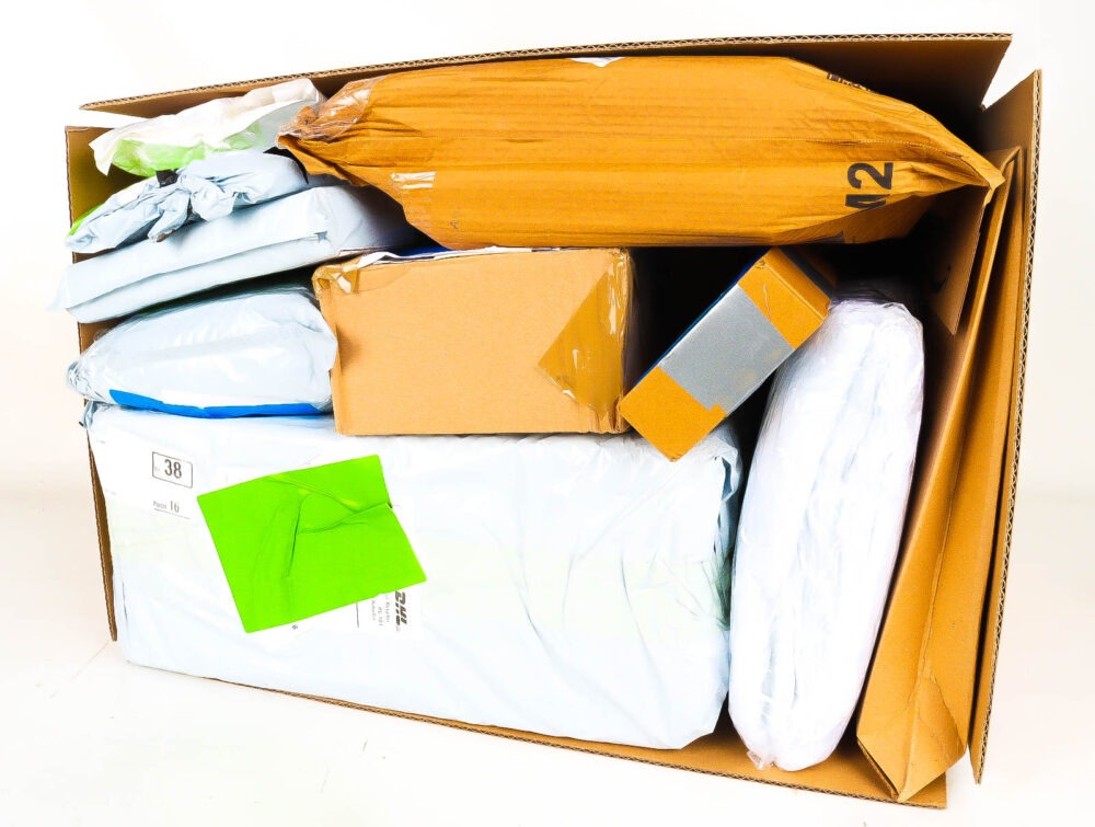 XL Mystery Box met Postpakketten