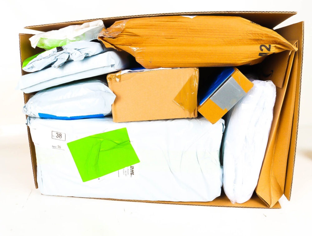 XL Mystery Box met Postpakketten