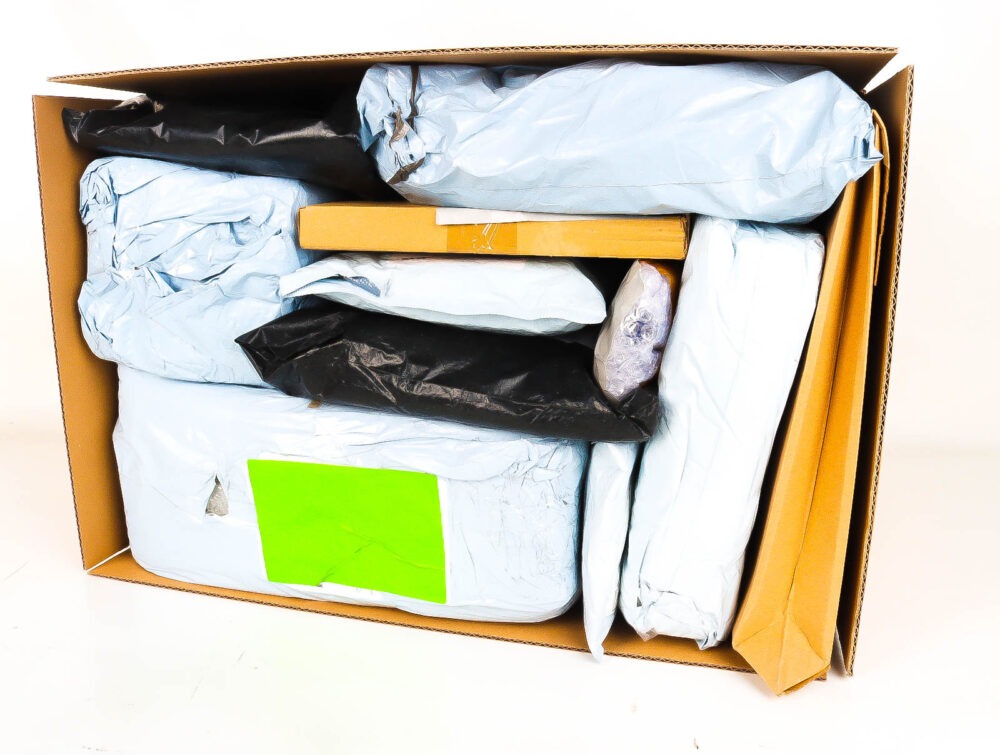 XL Mystery Box met Postpakketten