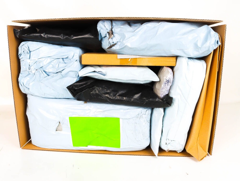 XL Mystery Box met Postpakketten