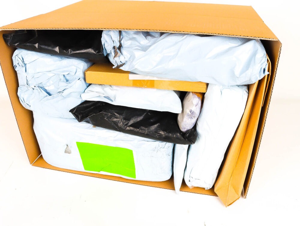 XL Mystery Box met Postpakketten