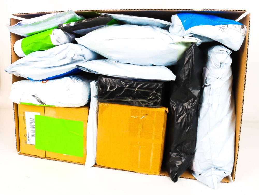 XL Doos met Verloren & Retour Postpakketten