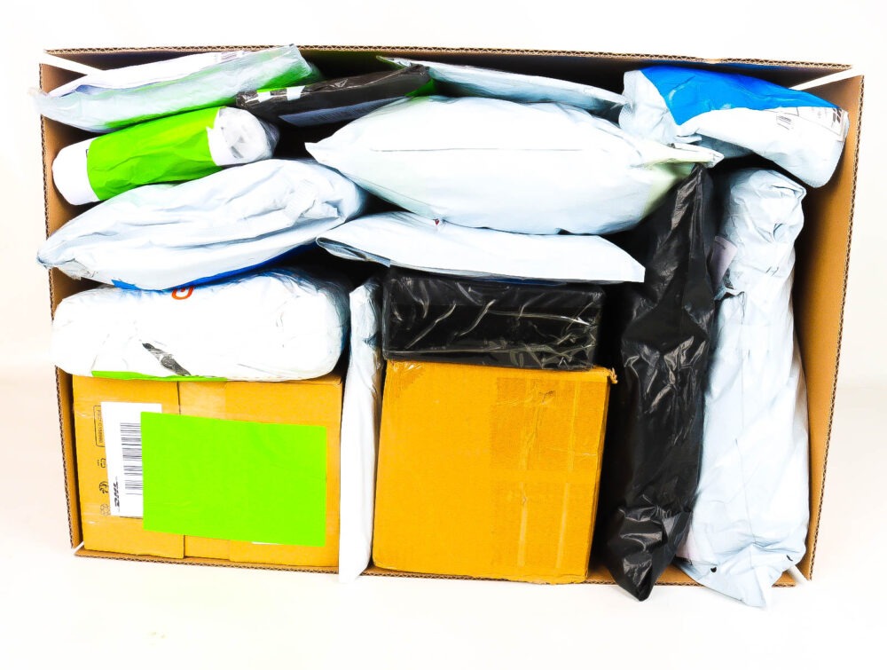 XL Doos met Verloren & Retour Postpakketten