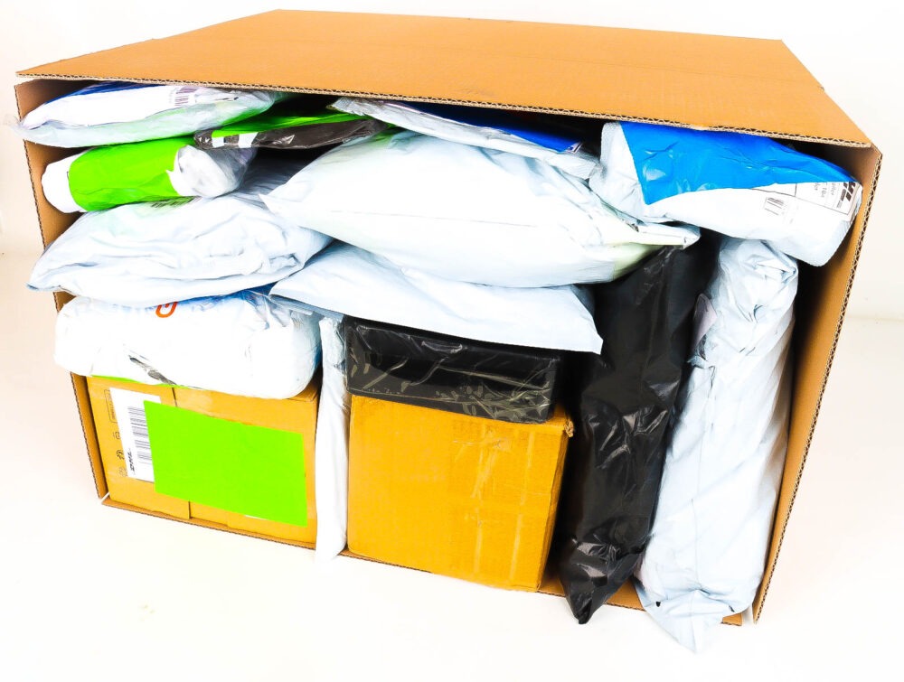 XL Doos met Verloren & Retour Postpakketten