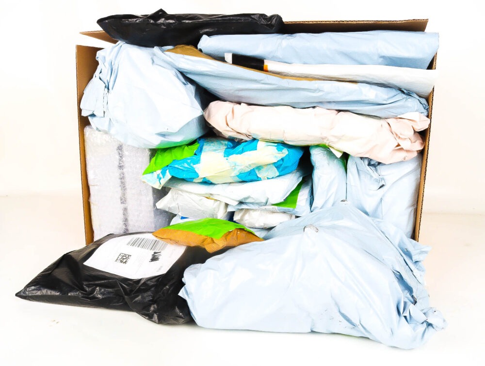 XL Doos met Verloren & Retour Postpakketten
