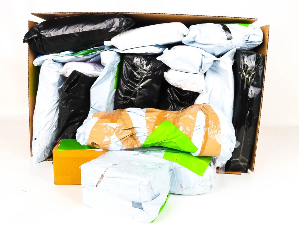 XL Doos met Verloren & Retour Postpakketten