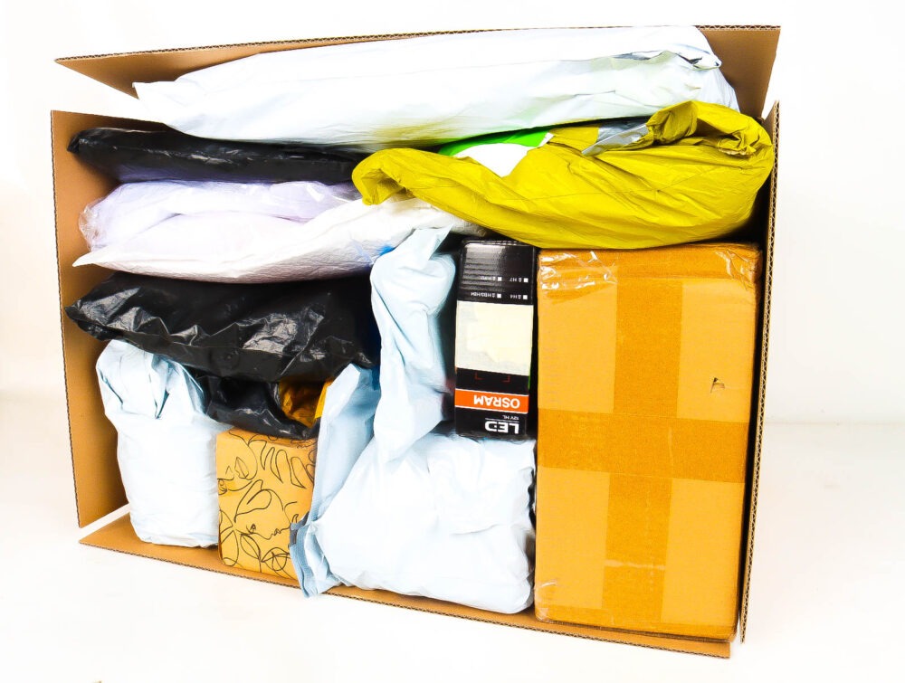 XL Doos met Verloren & Retour Postpakketten