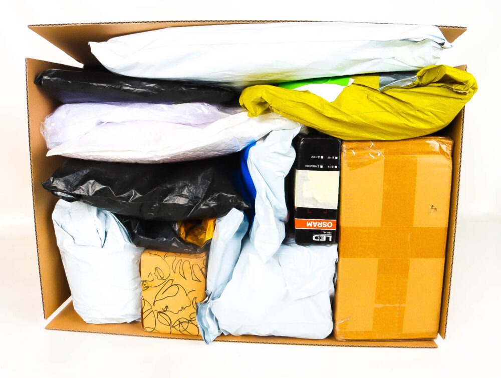 XL Doos met Verloren & Retour Postpakketten