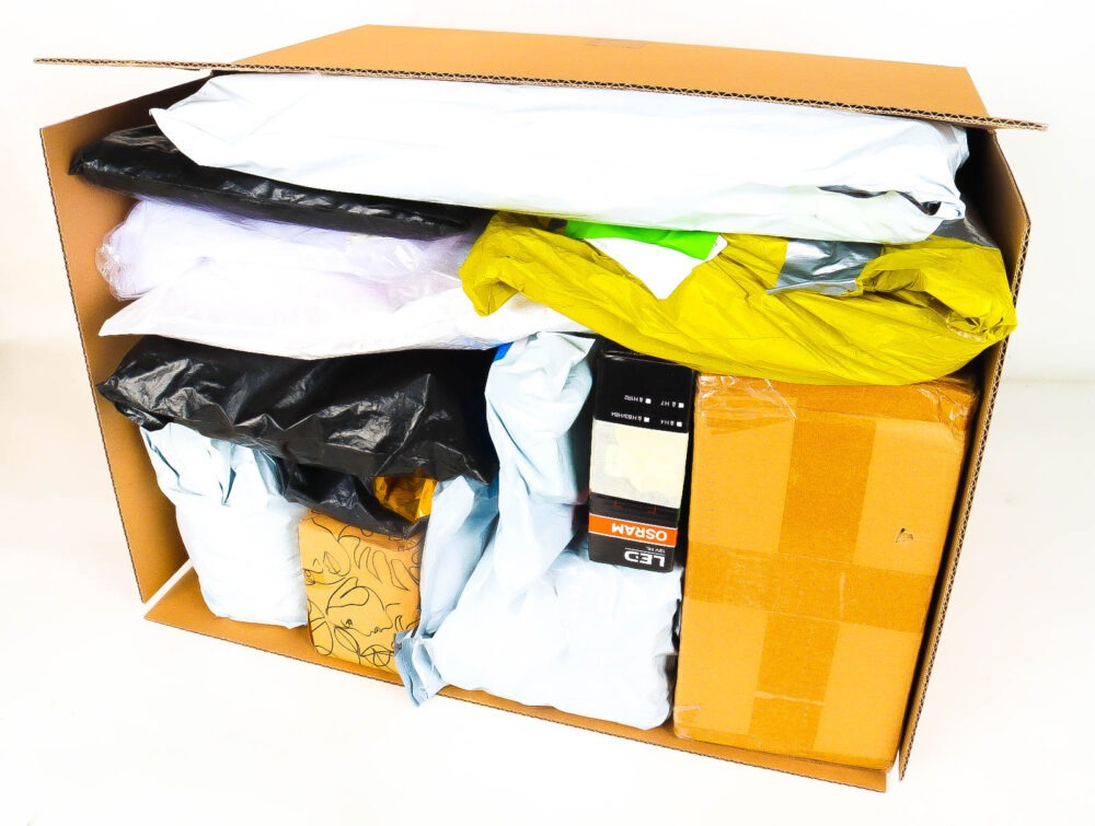 XL Doos met Verloren & Retour Postpakketten