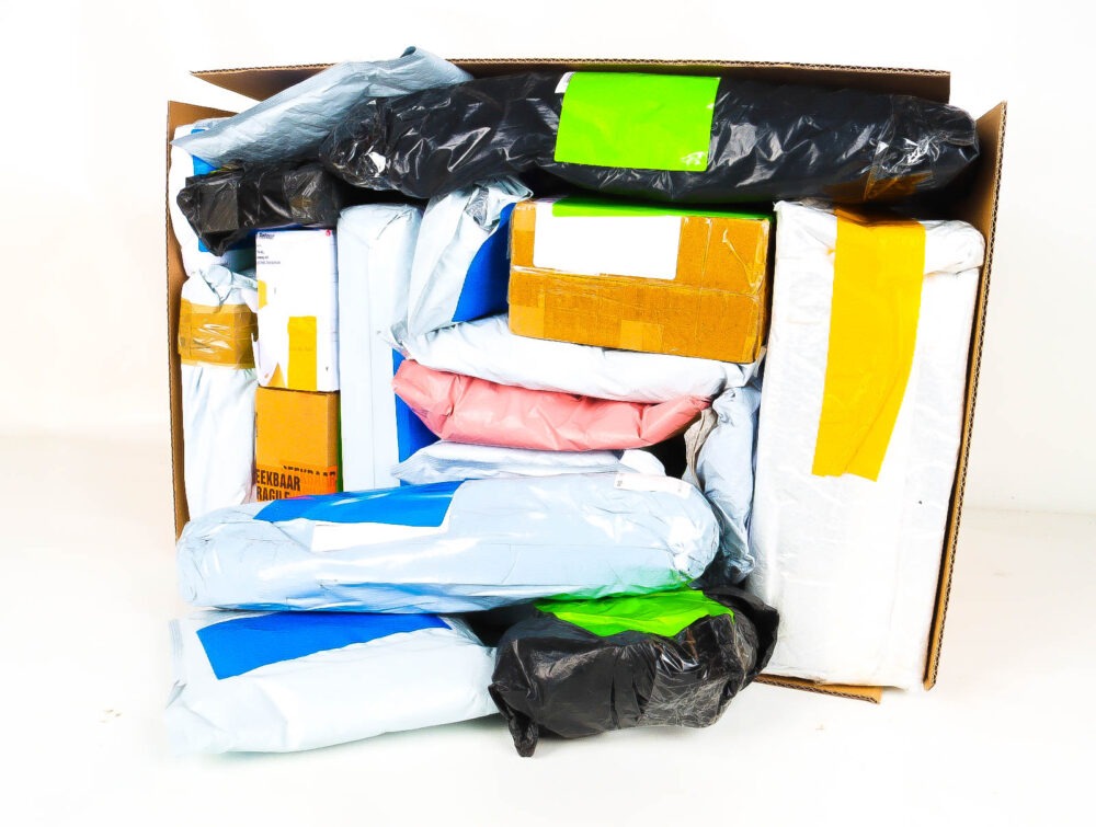 XL Doos met Verloren & Retour Postpakketten