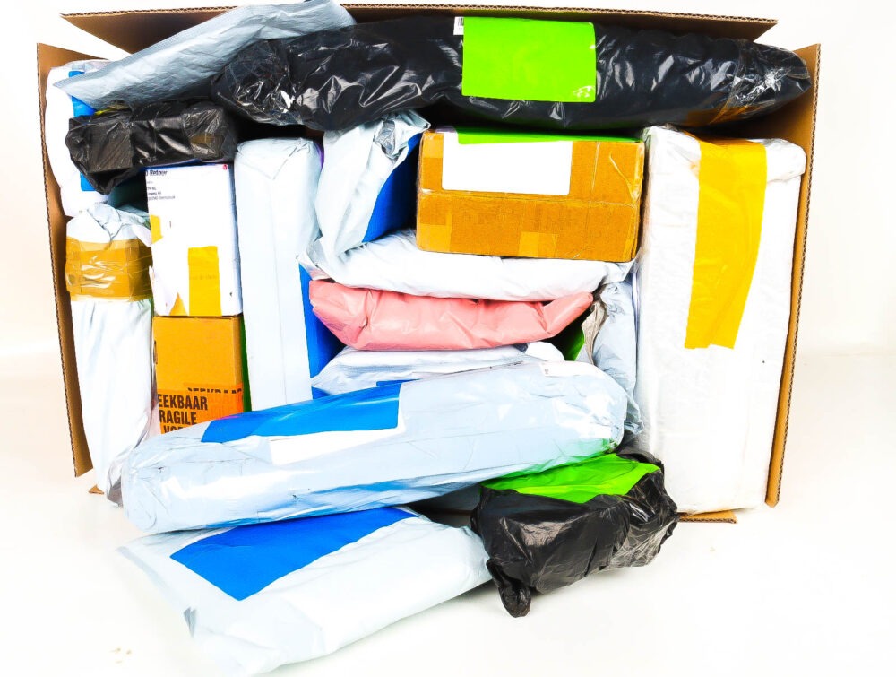 XL Doos met Verloren & Retour Postpakketten
