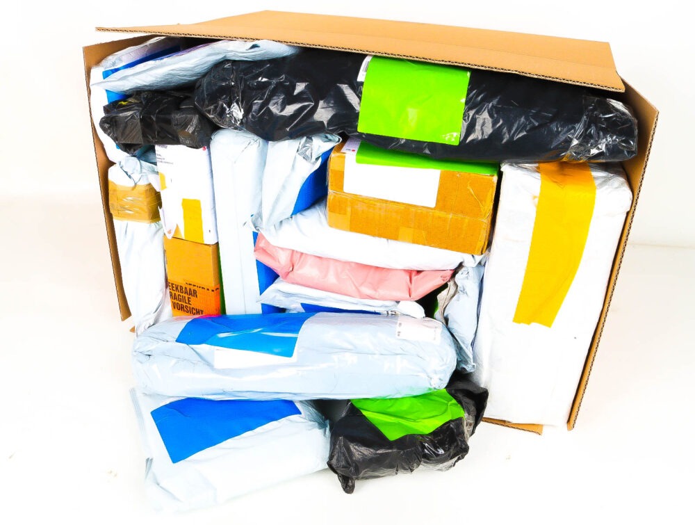 XL Doos met Verloren & Retour Postpakketten