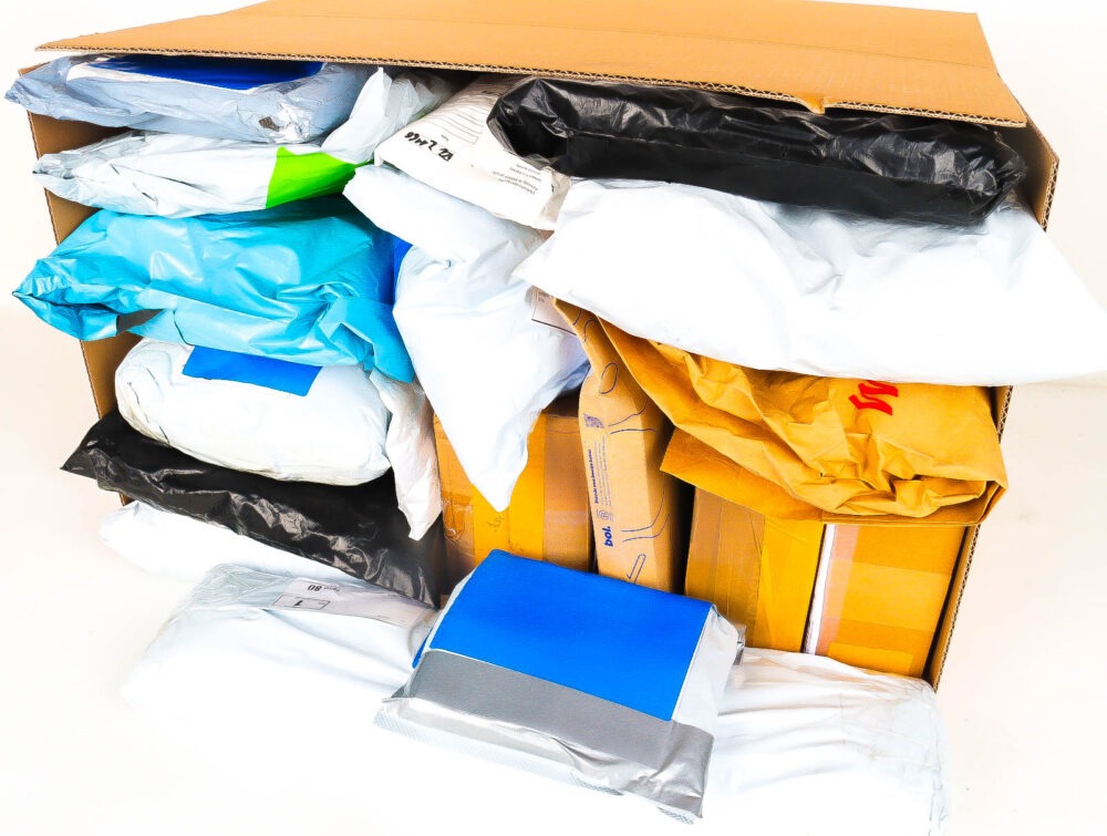 XL Doos met Verloren & Retour Postpakketten