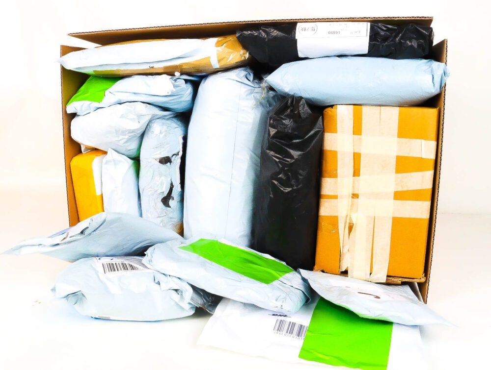 XL Doos met Verloren & Retour Postpakketten