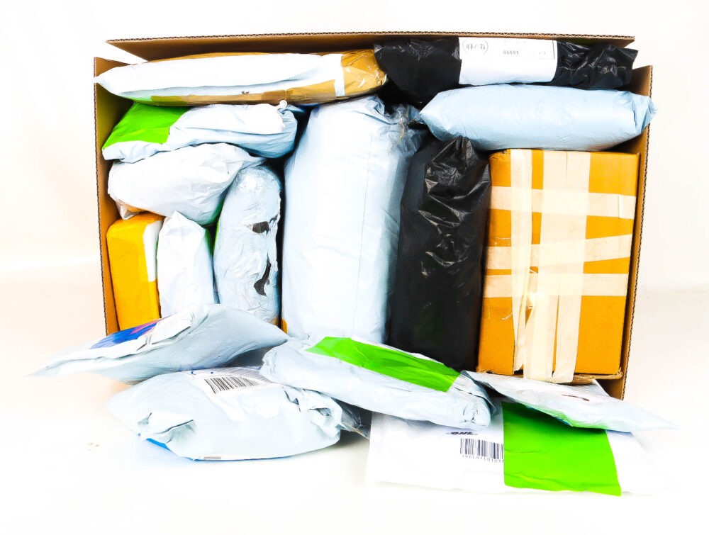 XL Doos met Verloren & Retour Postpakketten