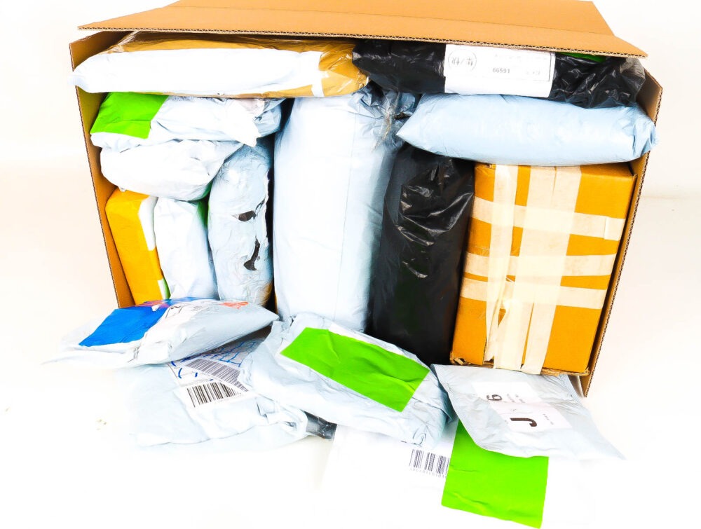 XL Doos met Verloren & Retour Postpakketten