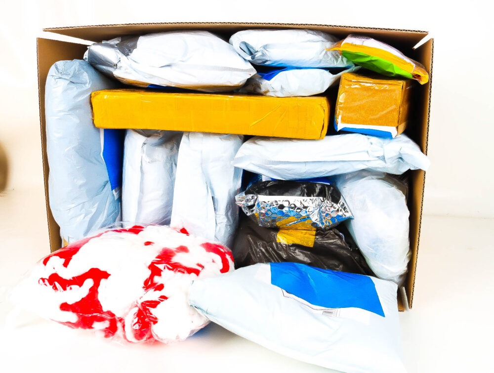 XL Doos met Verloren & Retour Postpakketten