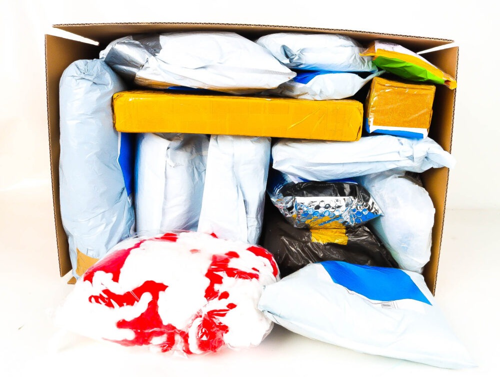 XL Doos met Verloren & Retour Postpakketten