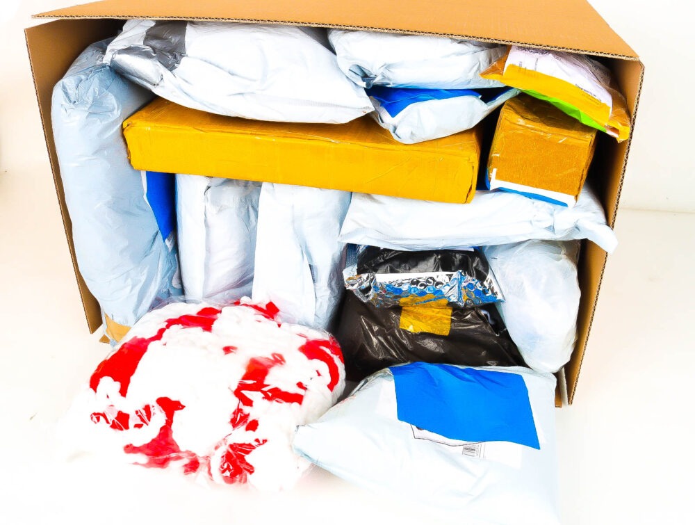 XL Doos met Verloren & Retour Postpakketten