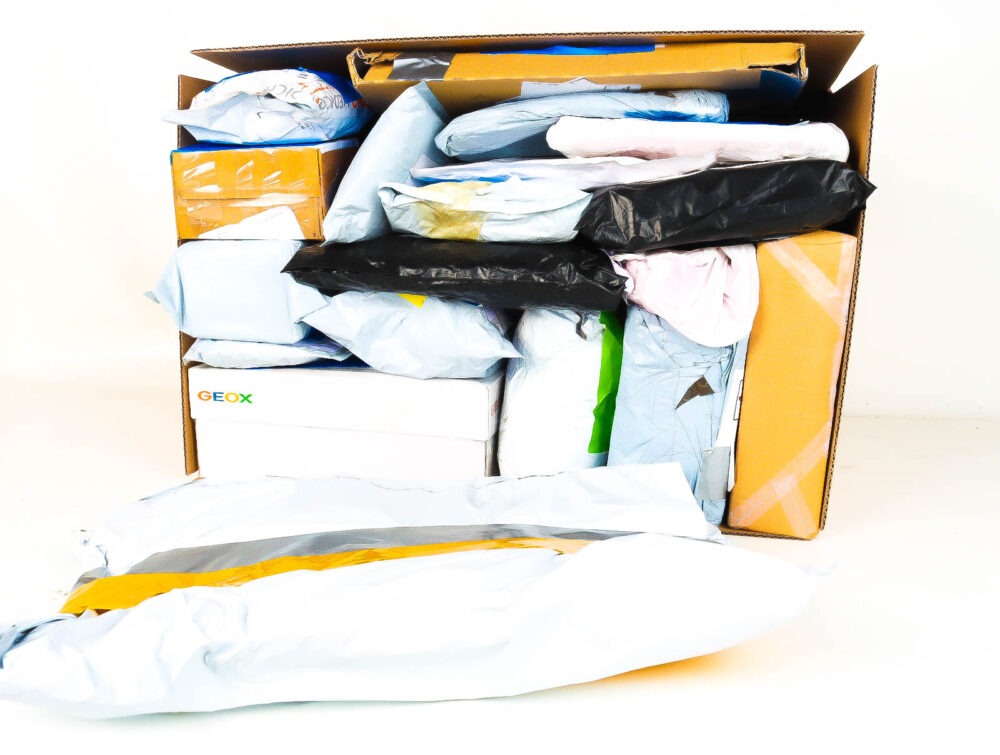 XL Doos met Verloren & Retour Postpakketten