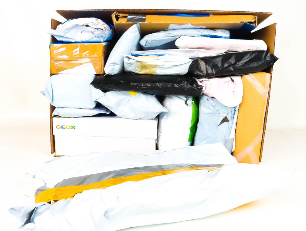 XL Doos met Verloren & Retour Postpakketten