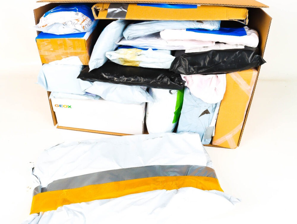 XL Doos met Verloren & Retour Postpakketten