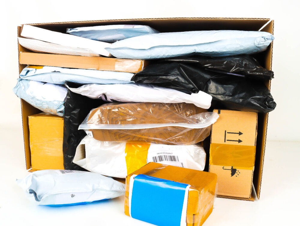 XL Doos met Verloren & Retour Postpakketten