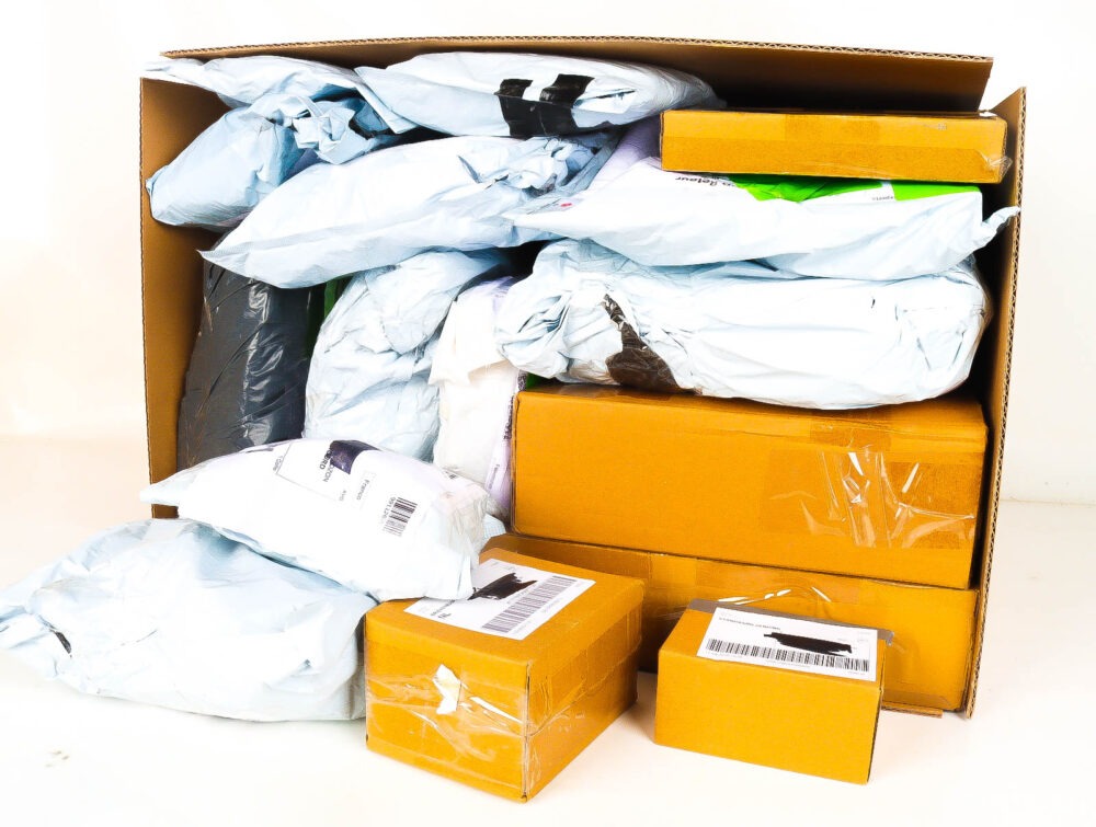 XL Doos met Verloren & Retour Postpakketten