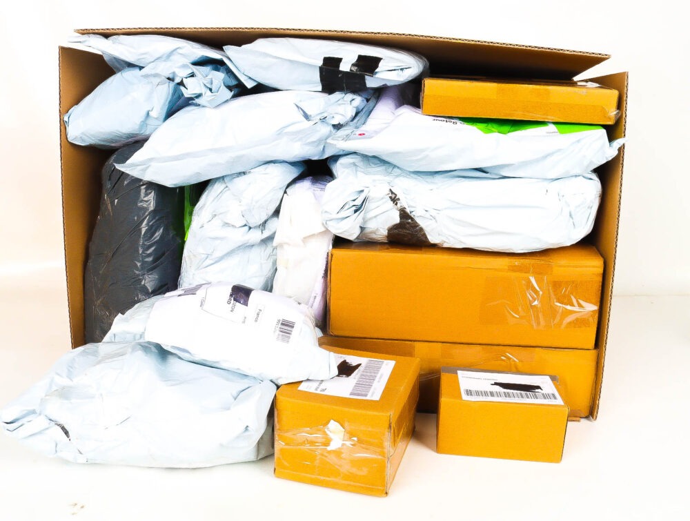 XL Doos met Verloren & Retour Postpakketten