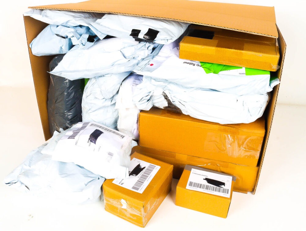 XL Doos met Verloren & Retour Postpakketten