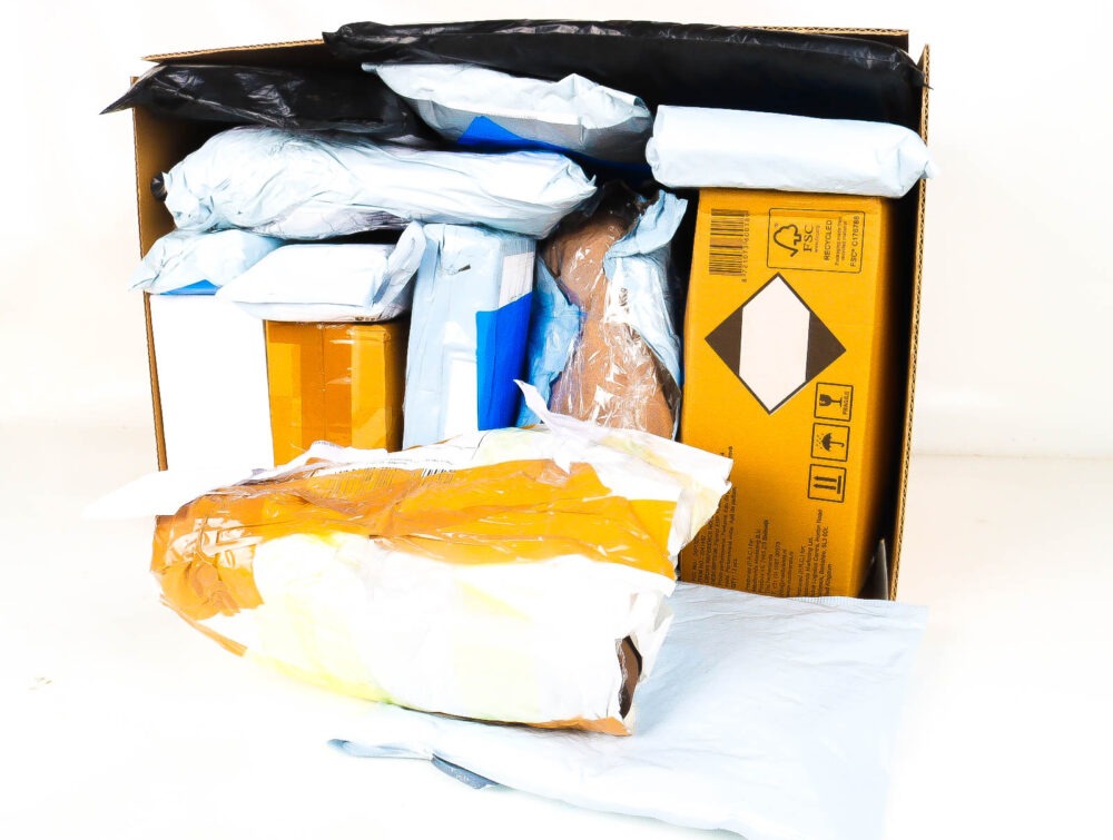 XL Doos met Verloren & Retour Postpakketten
