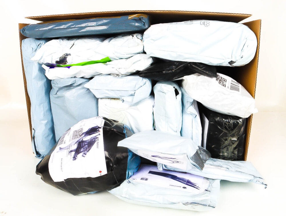 XL Doos met Verloren & Retour Postpakketten