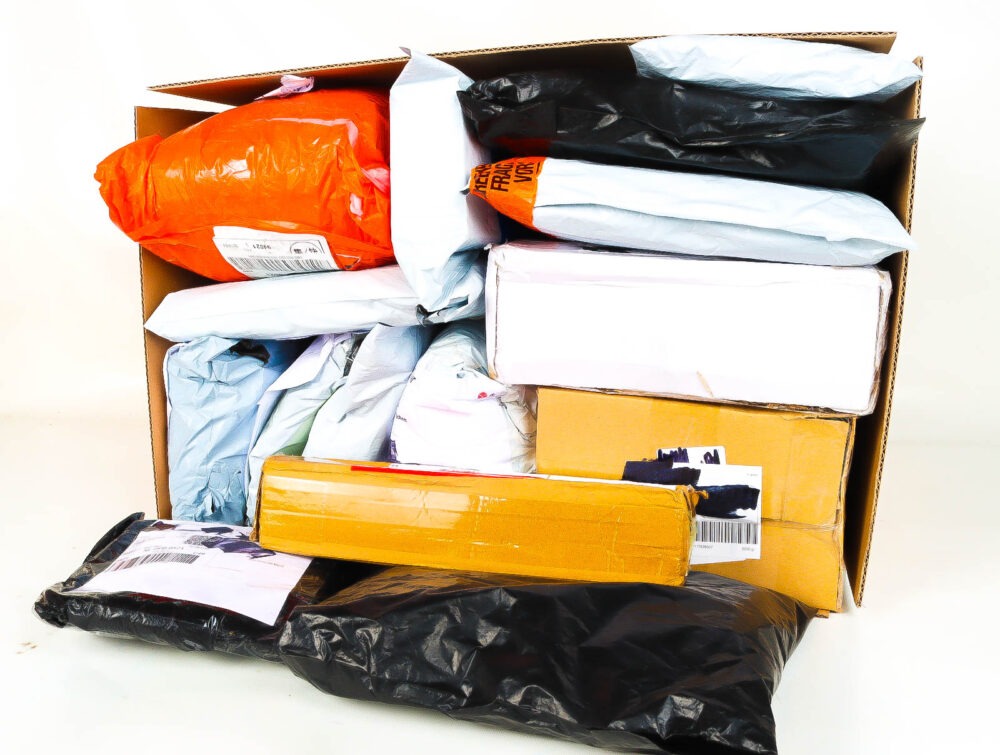 XL Doos met Verloren & Retour Postpakketten