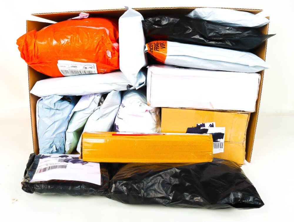 XL Doos met Verloren & Retour Postpakketten