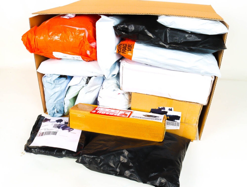 XL Doos met Verloren & Retour Postpakketten