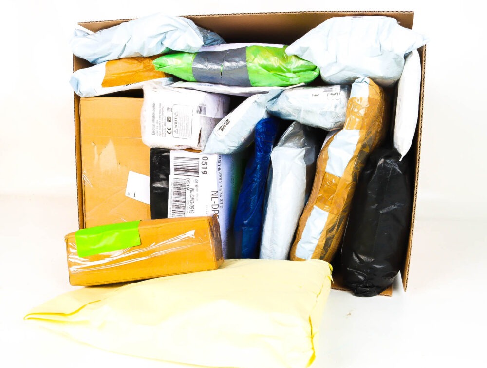 XL Doos met Verloren & Retour Postpakketten