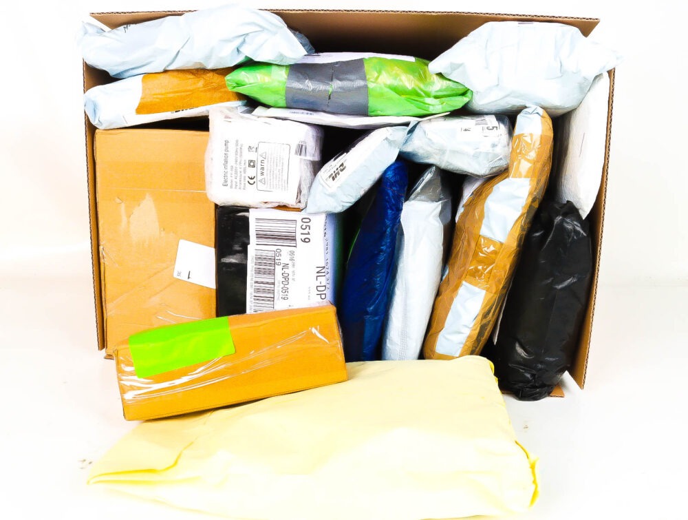 XL Doos met Verloren & Retour Postpakketten