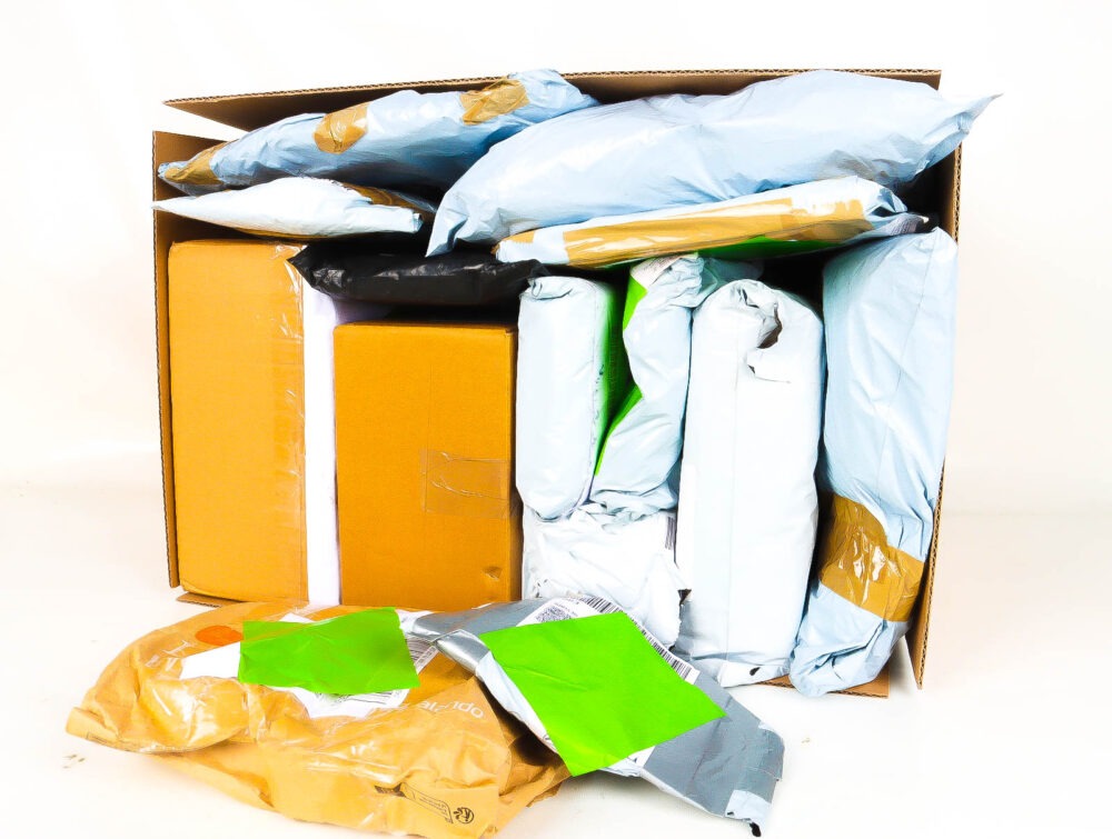 XL Doos met Verloren & Retour Postpakketten