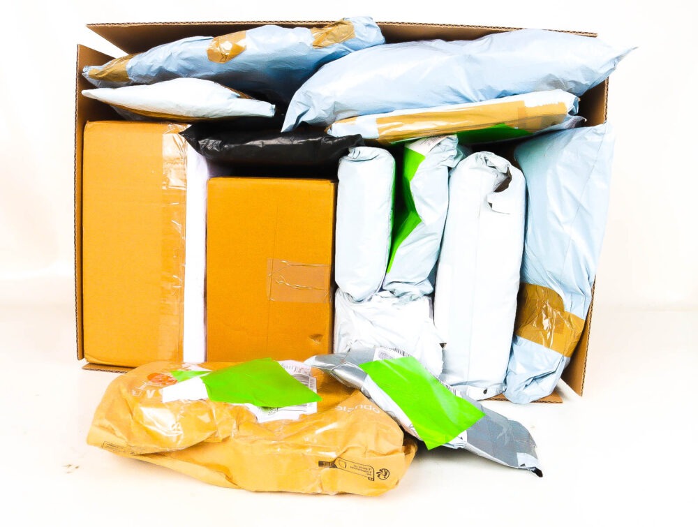 XL Doos met Verloren & Retour Postpakketten