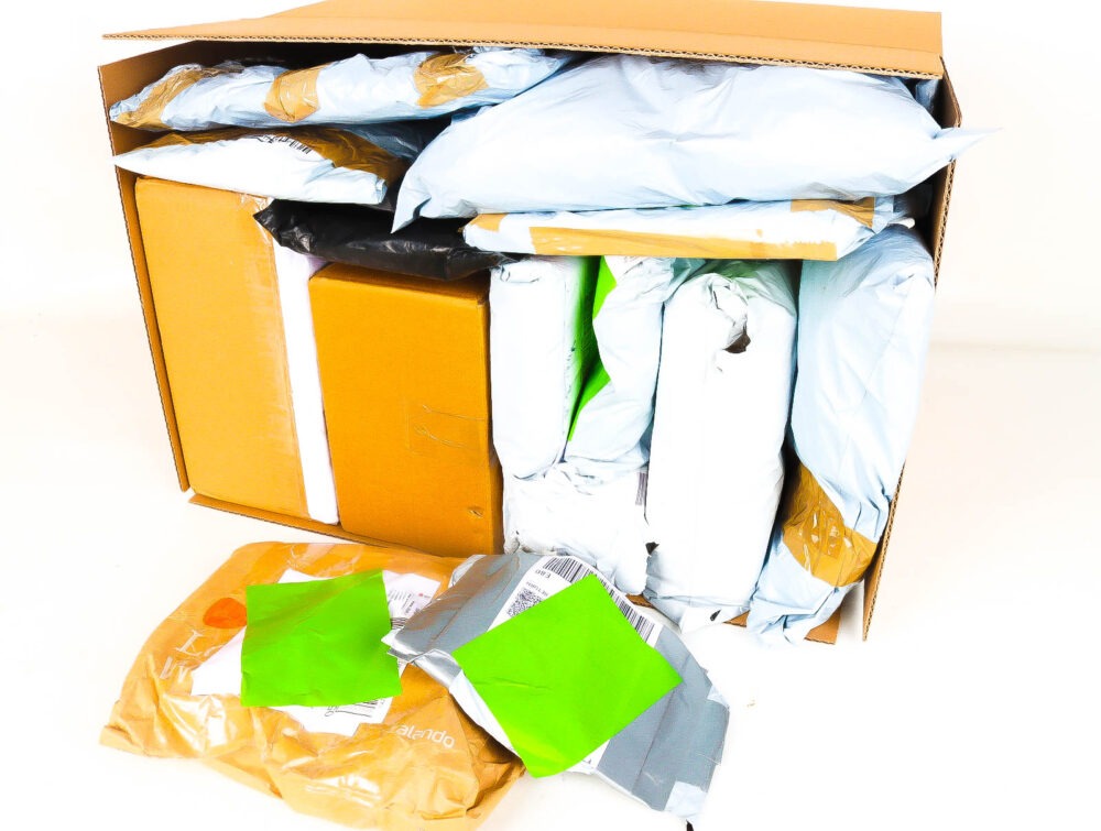 XL Doos met Verloren & Retour Postpakketten