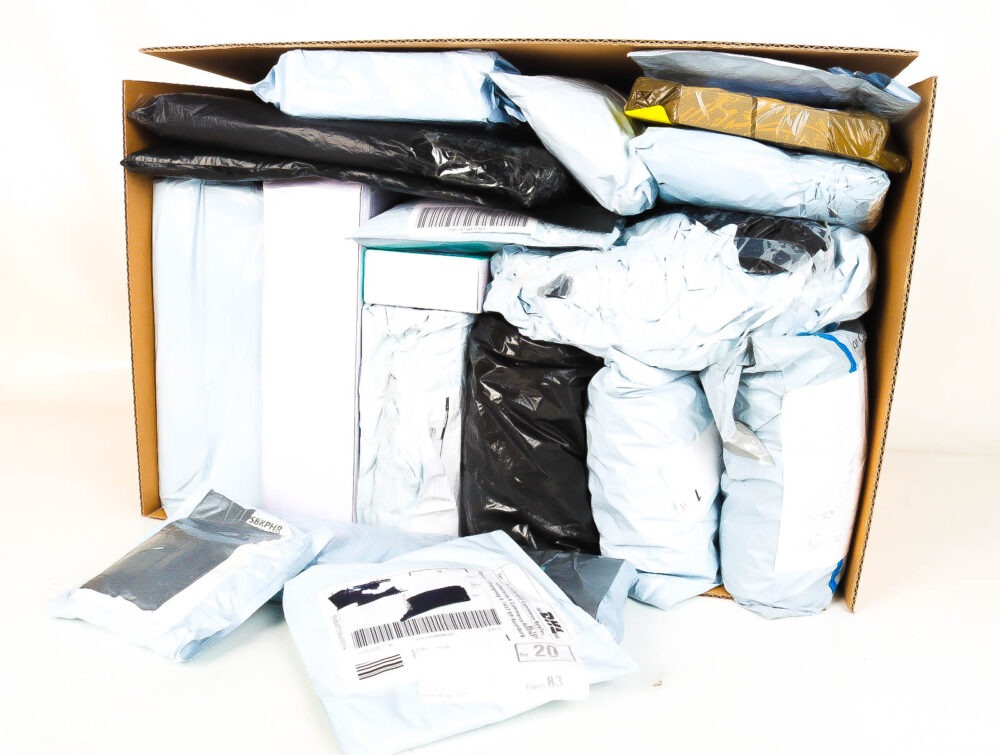 XL Doos met Verloren & Retour Postpakketten