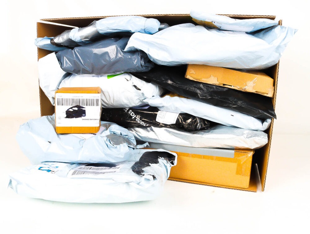 XL Doos met Verloren & Retour Postpakketten