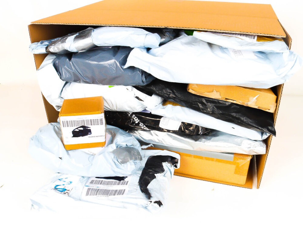 XL Doos met Verloren & Retour Postpakketten