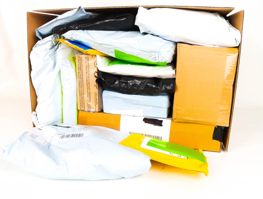 XL Doos met Verloren & Retour Postpakketten
