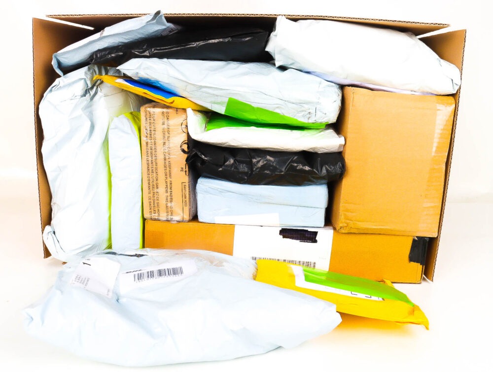 XL Doos met Verloren & Retour Postpakketten
